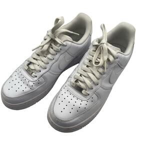 Nike Air Force 1 AF1 Low White Top Leather Sneaker US Mens 7.5 EU 40.5 Y2K Retro